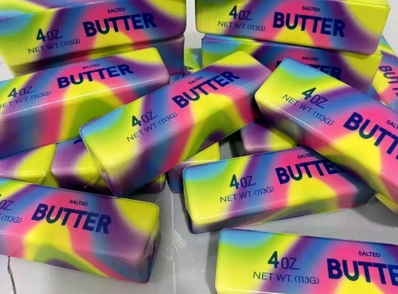 Squishy butter arc en ciel
