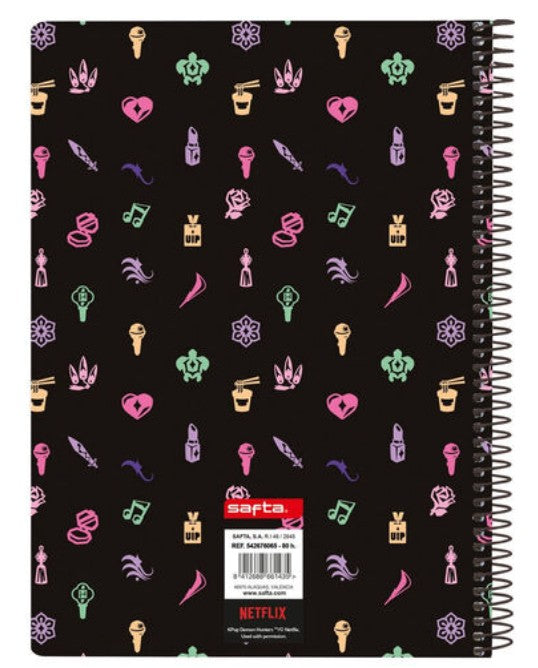 Cahier A5 K-pop Démon Hunters