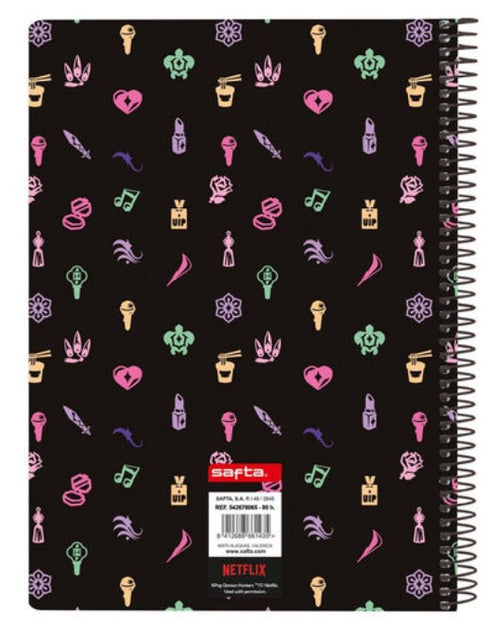 Cahier A5 K-pop Démon Hunters