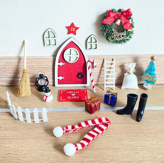 Porte du lutin de noël