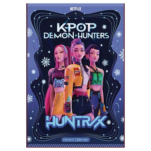 Calendrier de l'avant K-pop Démon Hunters 24 cases