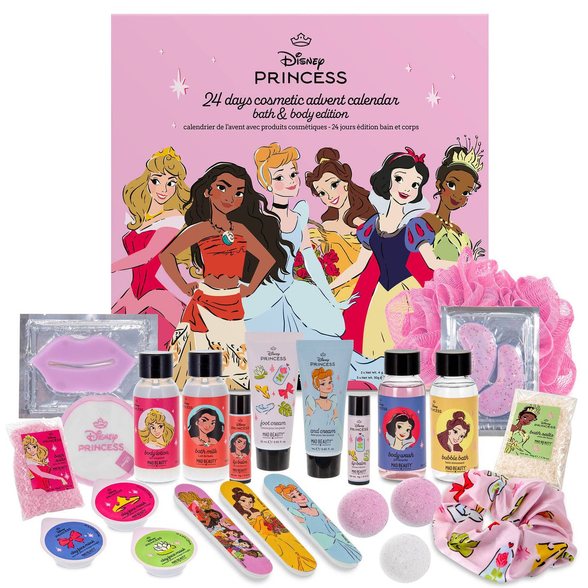 Calendrier de l'avant Disney princesses 24 cases