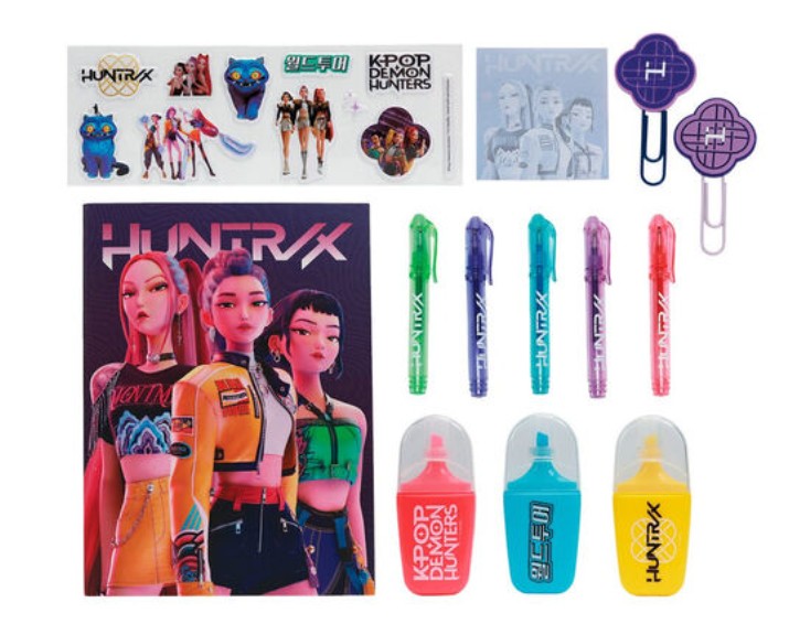Set papeteries K-pop Démon Hunters