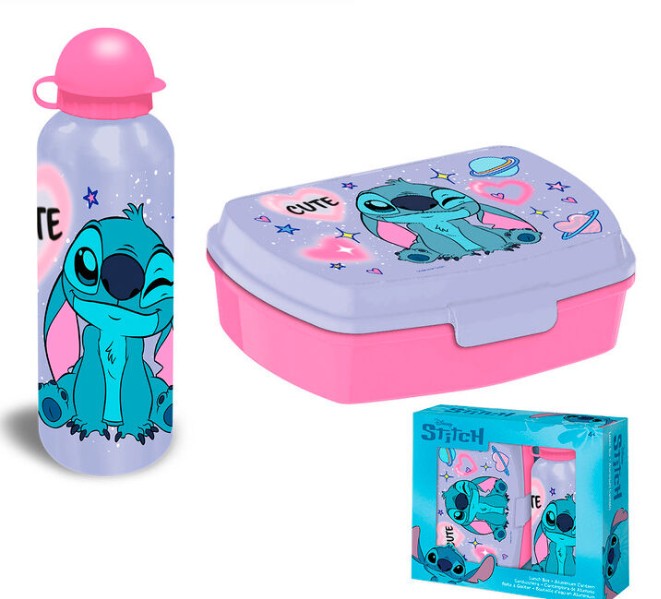 Ensemble bouteille d'eau en aluminium et boîte à sandwich