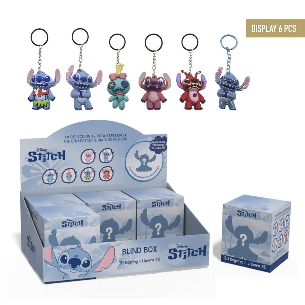 PORTE-CLÉS STITCH EN BOÎTE SURPRISE