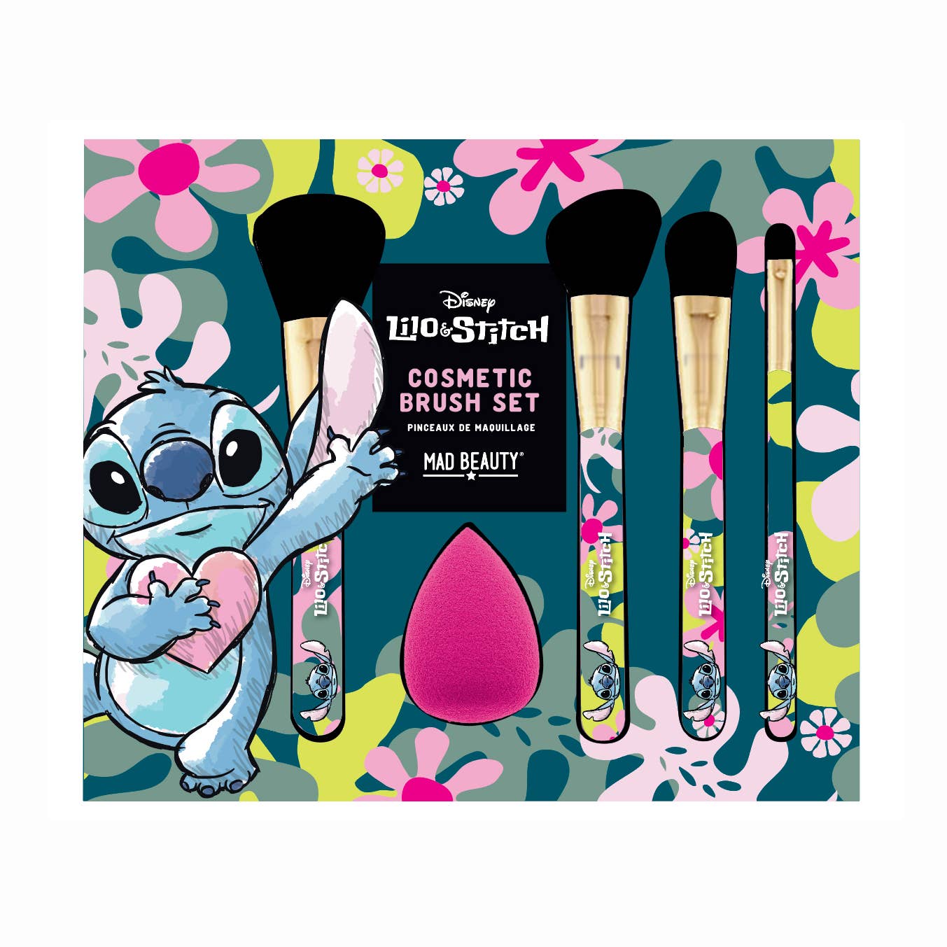 Ensemble pinceaux cosmétiques Mad Beauty Disney Lilo & Stitch