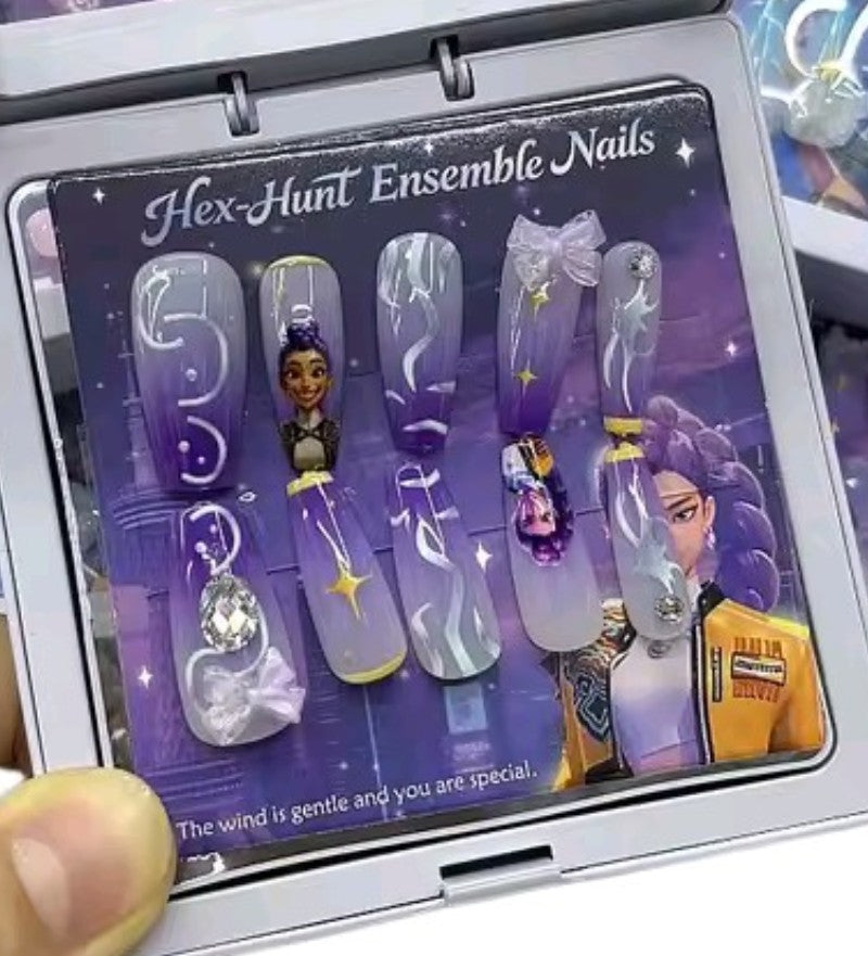 Faux ongles K-pop Démon Hunters